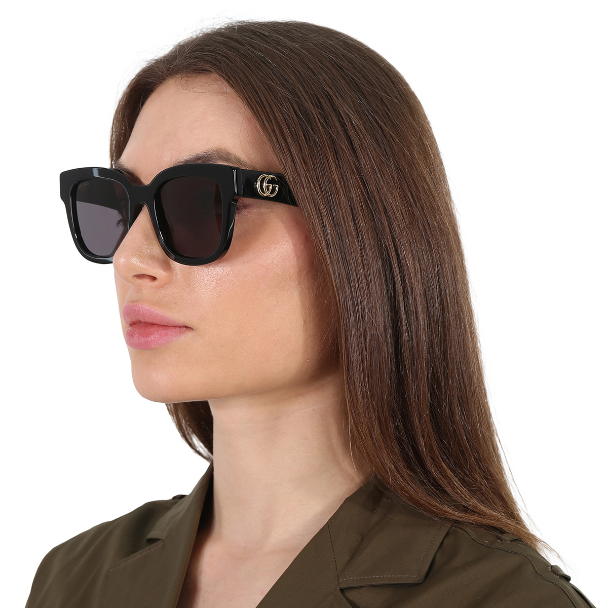 gucci grey square ladies sunglasses gg0998s 001 52 gucci grey square ladies sunglasses gg0998s 001 52