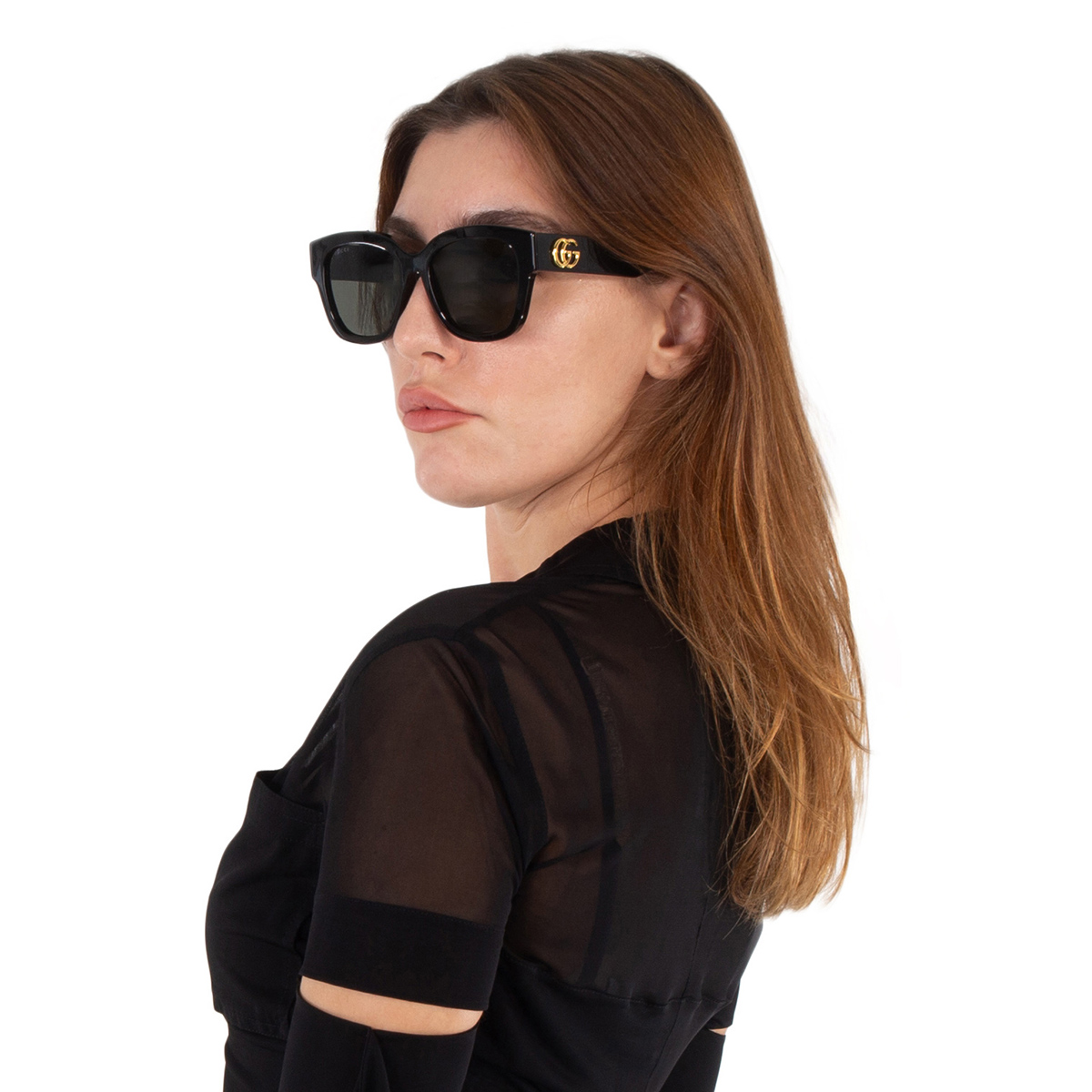 gucci grey square ladies sunglasses gg1550sk 001 54 gucci grey square ladies sunglasses gg1550sk 001 54