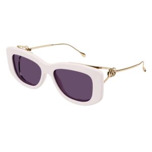 gucci violet cat eye ladies sunglasses gg1566s 003 55