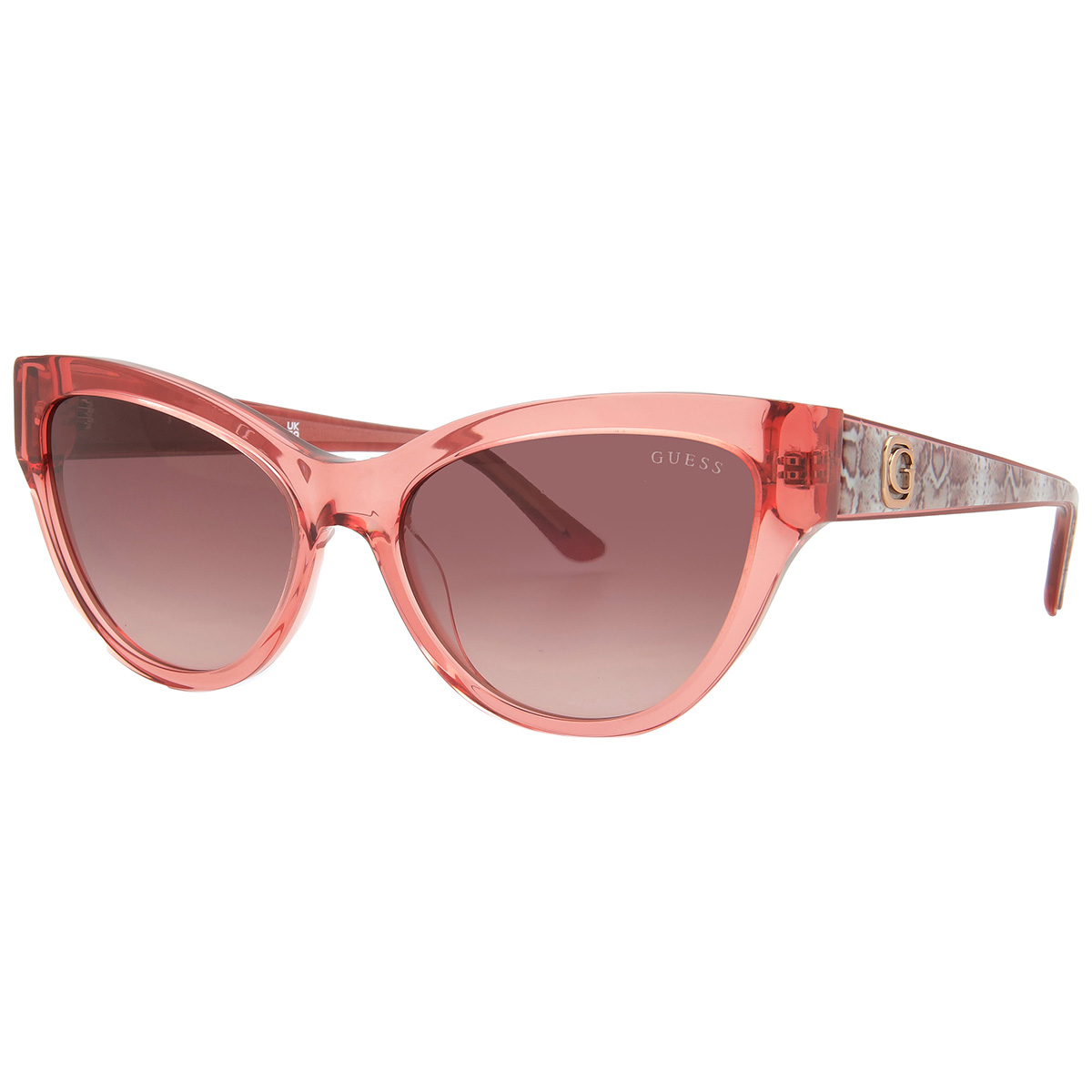 guess bordeaux gradient cat eye ladies sunglasses gu00112 72t 56 guess bordeaux gradient cat eye ladies sunglasses gu00112 72t 56