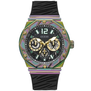 guess classic black dial men's watch gw0634g3