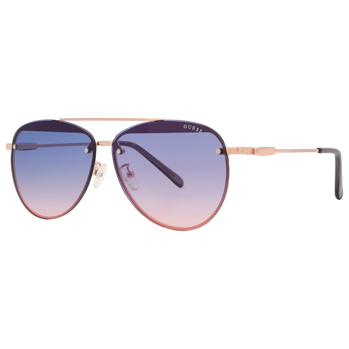 guess factory blue gradient pilot ladies sunglasses gf0386 28w 63 guess factory blue gradient pilot ladies sunglasses gf0386 28w 63