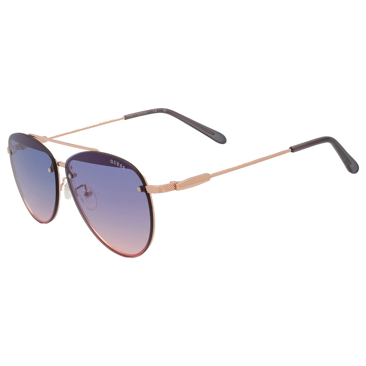 guess factory blue gradient pilot ladies sunglasses gf0386 28w 63 guess factory blue gradient pilot ladies sunglasses gf0386 28w 63