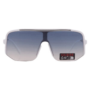 guess factory blue gradient shield men's sunglasses go00054 21w 00