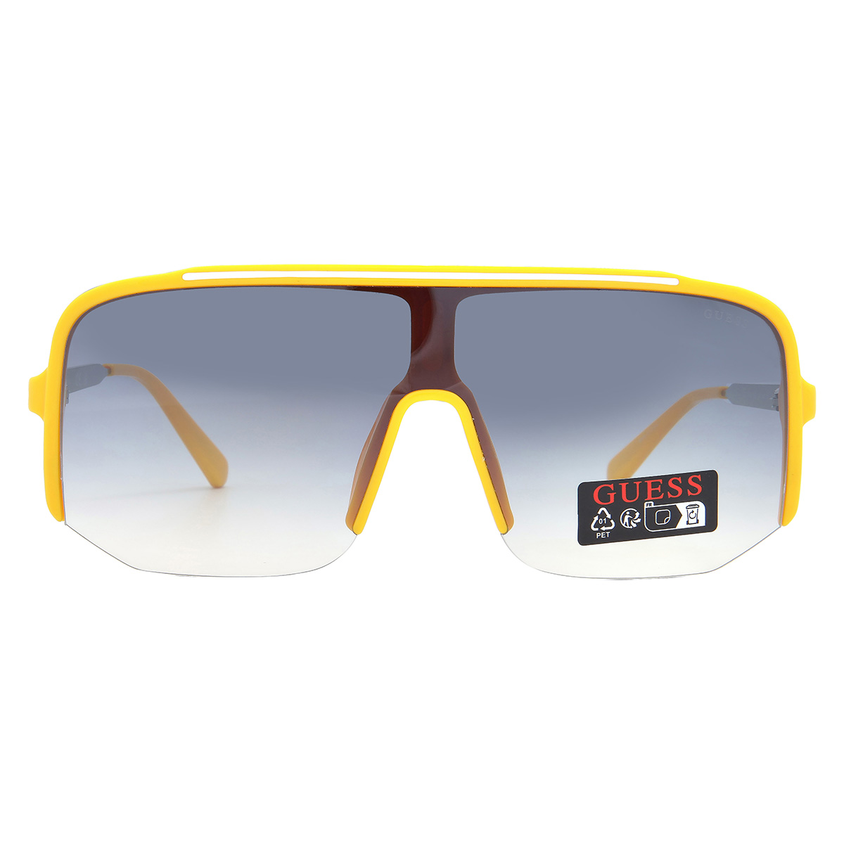 guess factory smoke gradient shield men's sunglasses go00054 39b 00 guess factory smoke gradient shield men's sunglasses go00054 39b 00