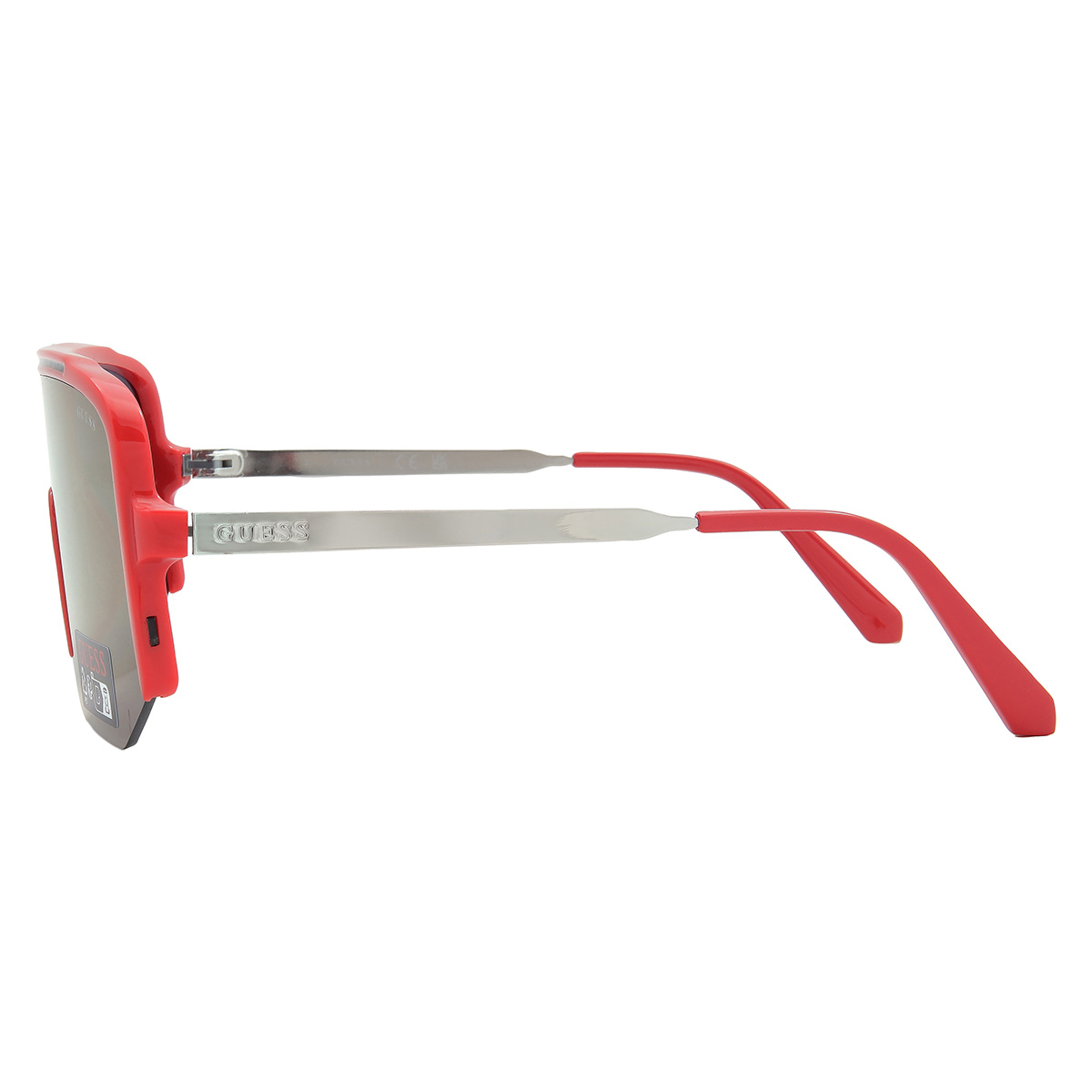 guess factory smoke mirror shield men's sunglasses go00054 66c 00 guess factory smoke mirror shield men's sunglasses go00054 66c 00