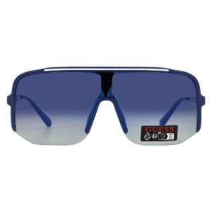 guess factory smoke mirror shield men's sunglasses go00054 90c 00