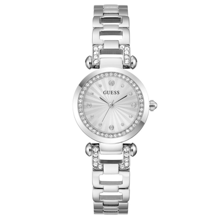 guess ginger quartz silver dial ladies watch gw0869l3 guess ginger quartz silver dial ladies watch gw0869l3