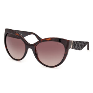 guess gradient brown butterfly ladies sunglasses gu00130 52f 61