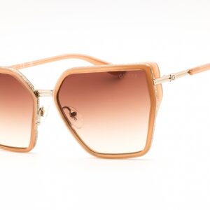 guess gradient brown butterfly ladies sunglasses gu00146 57f 59