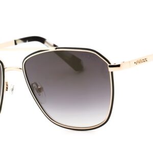 guess gradient smoke mirror pilot men's sunglasses gu00147 33c 56