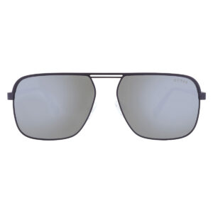 guess green mirror navigator men's sunglasses gu6939 02q 58