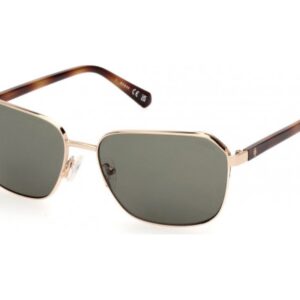 guess green rectangular men's sunglasses gu00117 32n 59