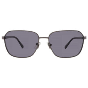 guess smoke rectangular men's sunglasses gu00117 08a 59