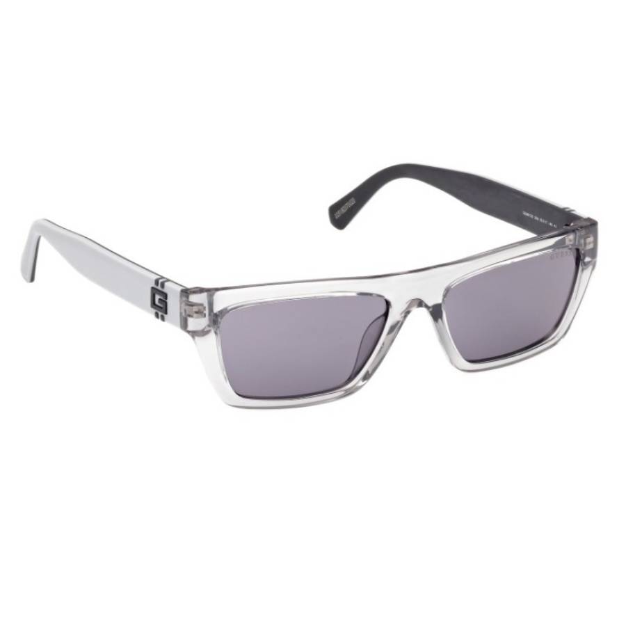 guess smoke rectangular men's sunglasses gu00120 20a 55 guess smoke rectangular men's sunglasses gu00120 20a 55