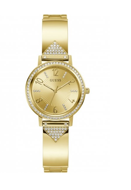 guess tri luxe quartz gold dial ladies watch gw0474l2 guess tri luxe quartz gold dial ladies watch gw0474l2