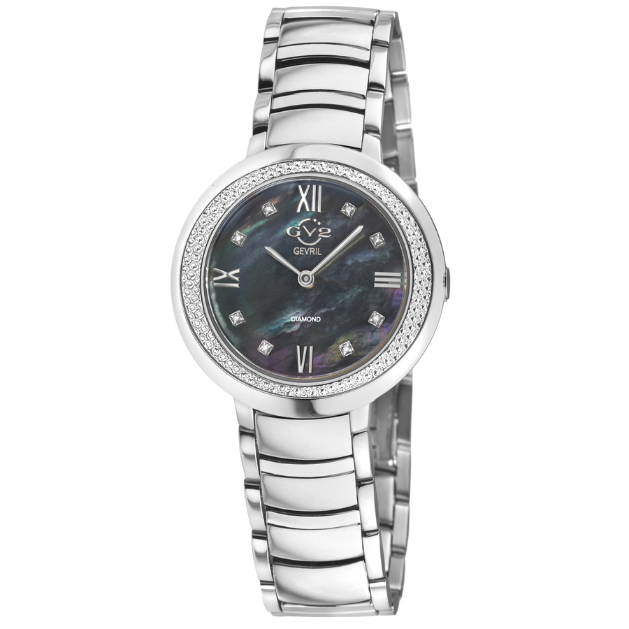 gv2 by gevril amalfi diamond mother of pearl dial ladies watch 14101b gv2 by gevril amalfi diamond mother of pearl dial ladies watch 14101b