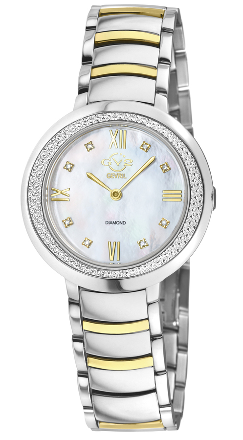 gv2 by gevril amalfi diamond mother of pearl dial ladies watch 14105b gv2 by gevril amalfi diamond mother of pearl dial ladies watch 14105b