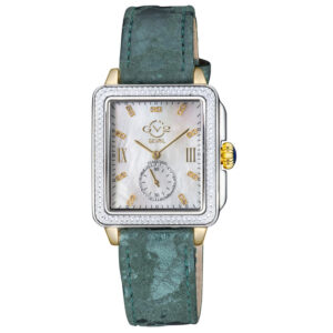 gv2 by gevril bari tortoise mother of pearl dial ladies watch 9255