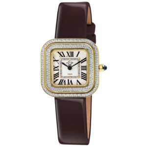 gv2 by gevril bellagio quartz white dial ladies watch 12132
