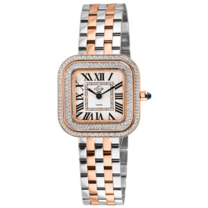 gv2 by gevril bellagio quartz white dial ladies watch 12134b