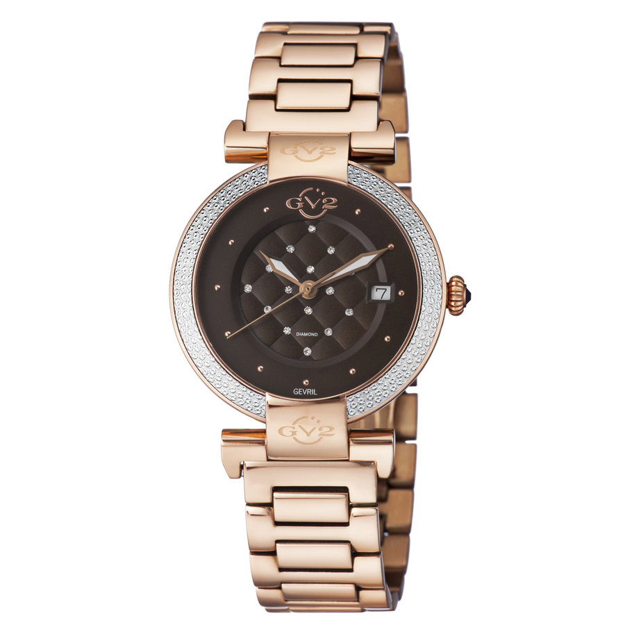 gv2 by gevril berletta quartz brown dial ladies watch 1502.5 gv2 by gevril berletta quartz brown dial ladies watch 1502.5