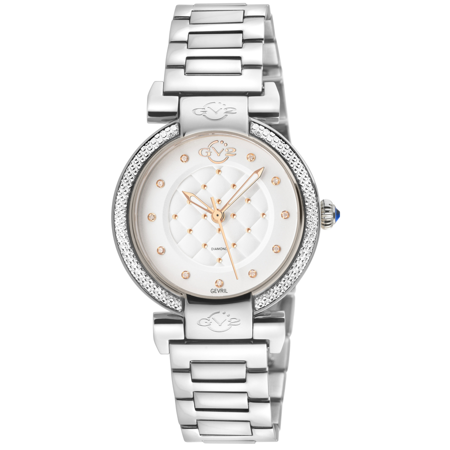 gv2 by gevril berletta quartz diamond white dial ladies watch 1540b gv2 by gevril berletta quartz diamond white dial ladies watch 1540b