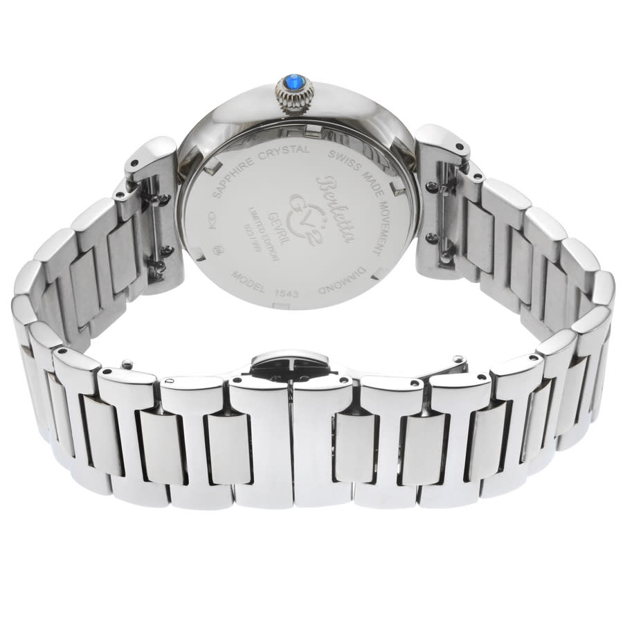 gv2 by gevril berletta quartz diamond white dial ladies watch 1540b gv2 by gevril berletta quartz diamond white dial ladies watch 1540b