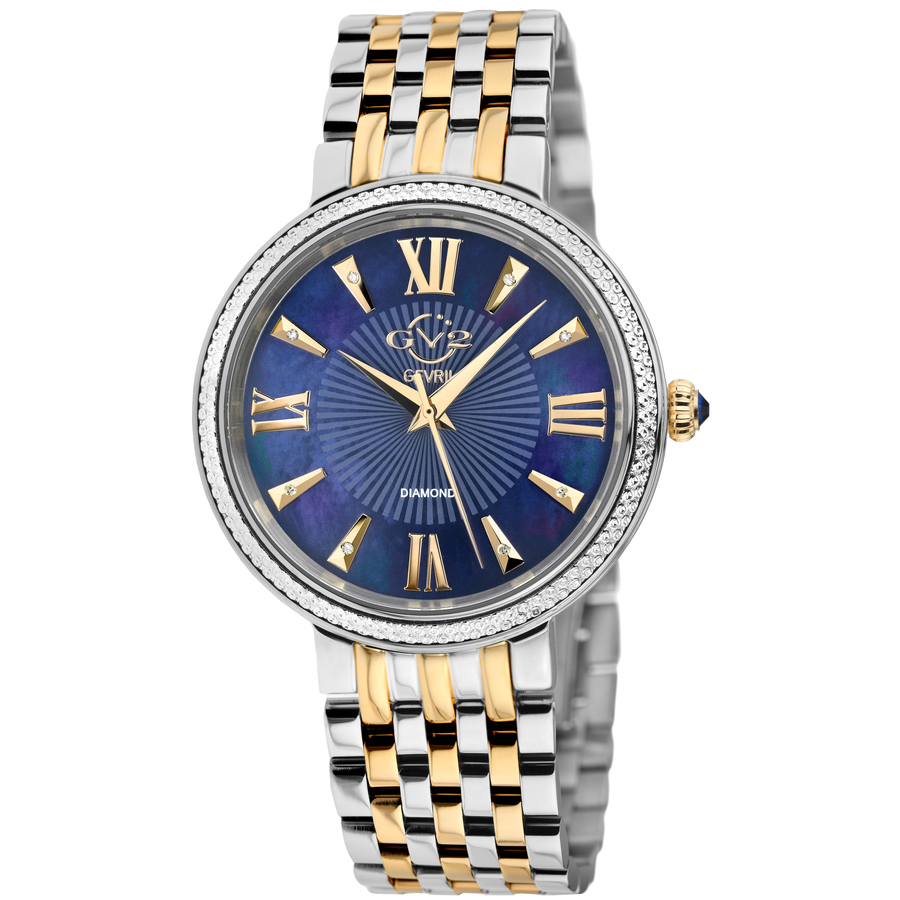 gv2 by gevril genoa diamond mother of pearl dial ladies watch 12534 gv2 by gevril genoa diamond mother of pearl dial ladies watch 12534