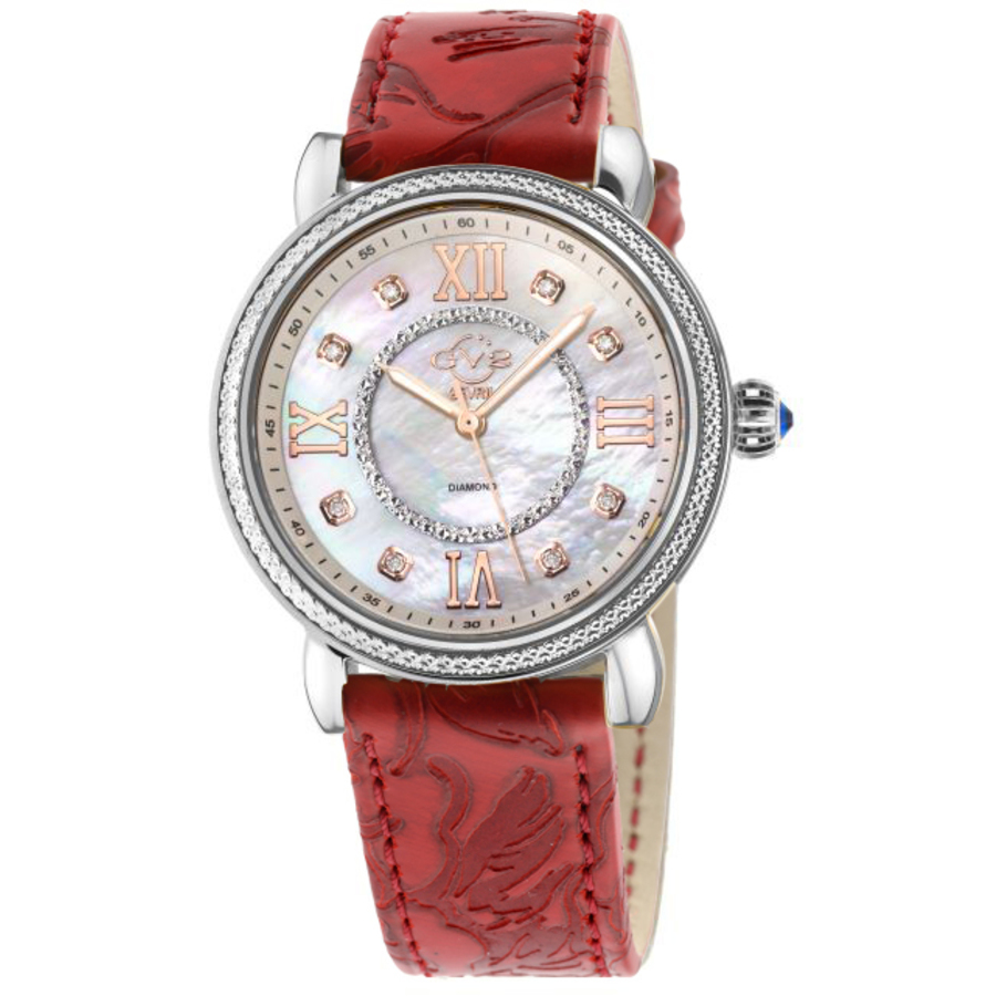 gv2 by gevril marsala mother of pearl dial ladies watch 9860l.1 gv2 by gevril marsala mother of pearl dial ladies watch 9860l.1