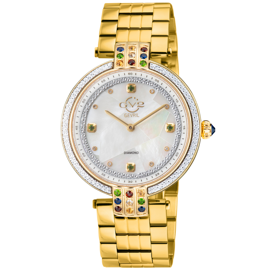 gv2 by gevril matera diamond mother of pearl dial ladies watch 12803b gv2 by gevril matera diamond mother of pearl dial ladies watch 12803b
