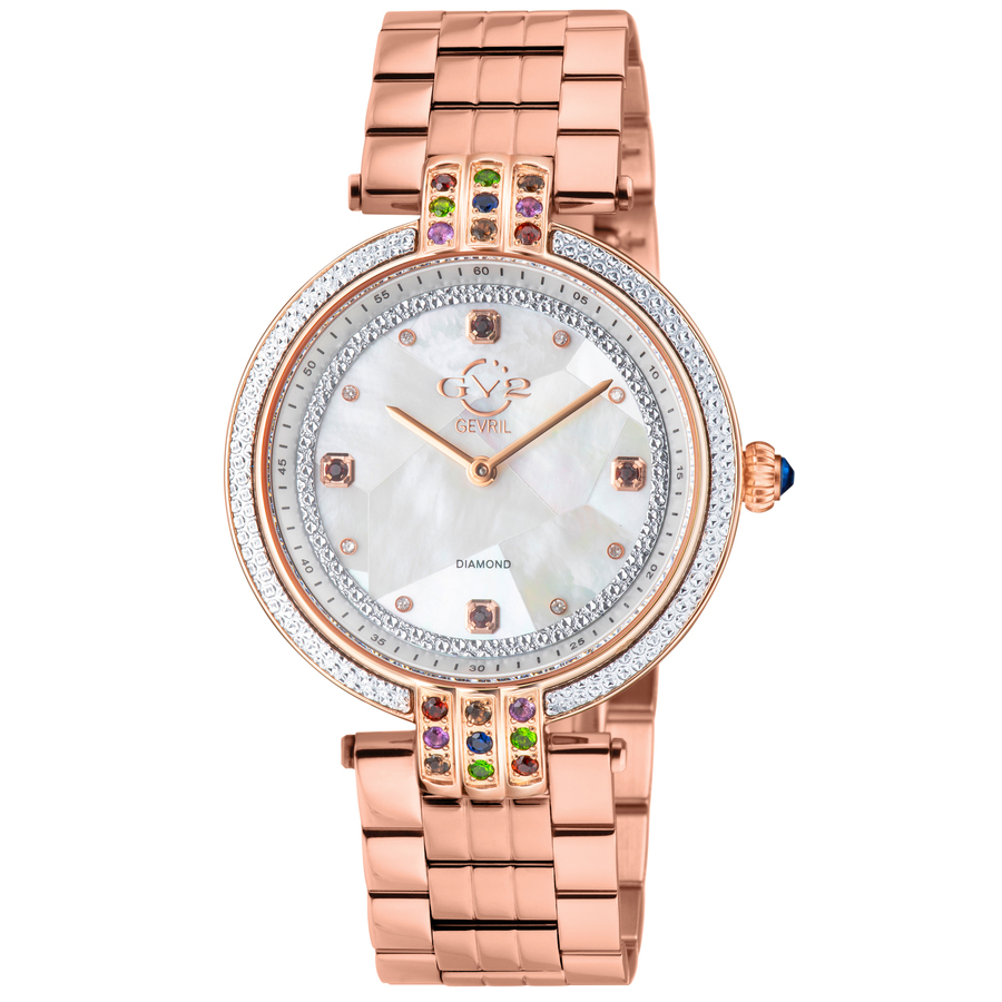 gv2 by gevril matera diamond mother of pearl dial ladies watch 12805b gv2 by gevril matera diamond mother of pearl dial ladies watch 12805b