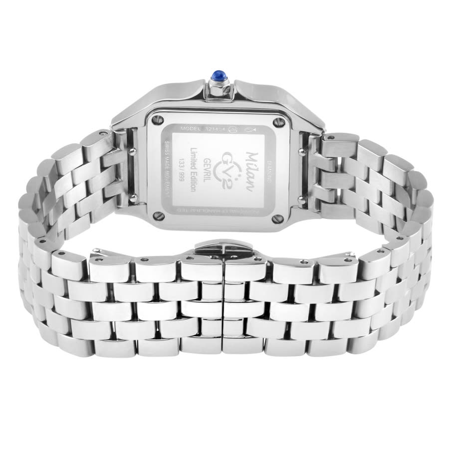 gv2 by gevril milan quartz diamond black dial ladies watch 121404b gv2 by gevril milan quartz diamond black dial ladies watch 121404b