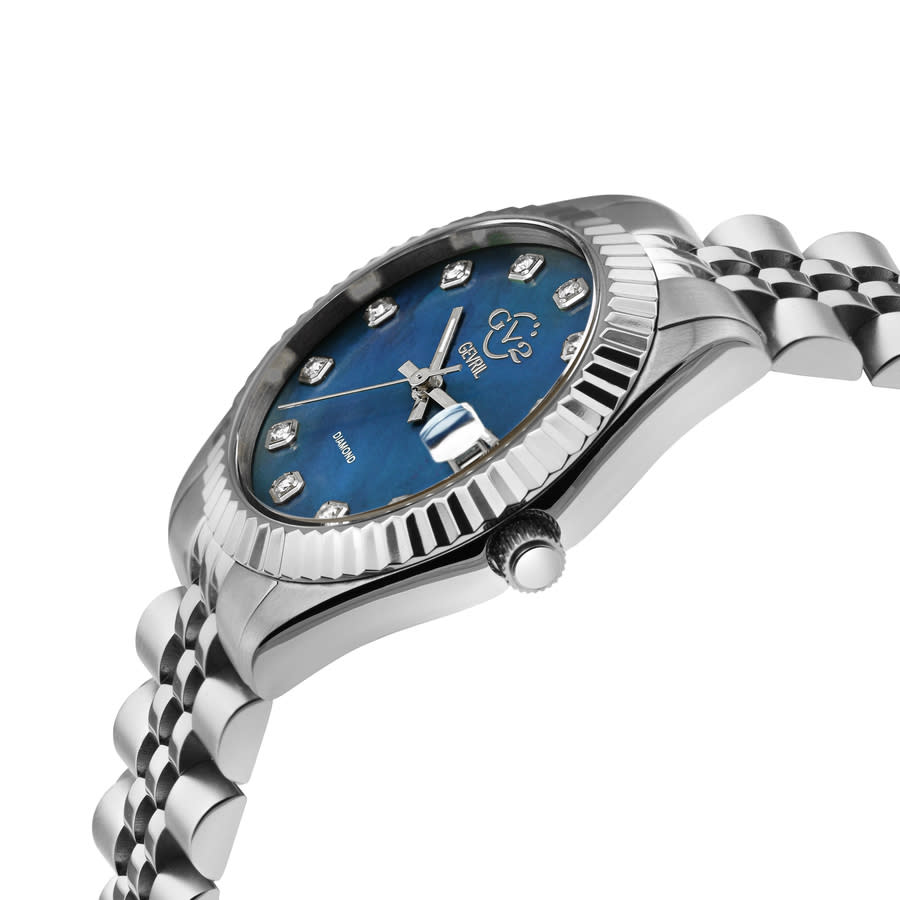 gv2 by gevril naples quartz diamond mother of pearl dial ladies watch 12409 gv2 by gevril naples quartz diamond mother of pearl dial ladies watch 12409