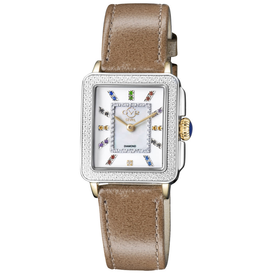 gv2 by gevril padova gemstone diamond mother of pearl dial ladies watch 12334 gv2 by gevril padova gemstone diamond mother of pearl dial ladies watch 12334