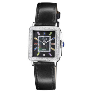 gv2 by gevril padova gemstone quartz diamond ladies watch 12330