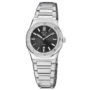 gv2 by gevril palmanova black dial ladies watch 12707
