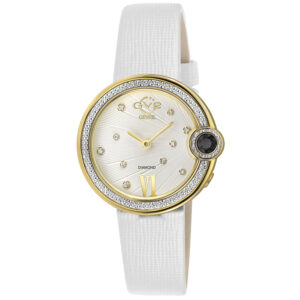 gv2 by gevril perugia quartz white dial ladies watch 14705