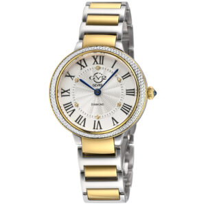 gv2 by gevril rome brillante quartz white dial ladies watch 122103b