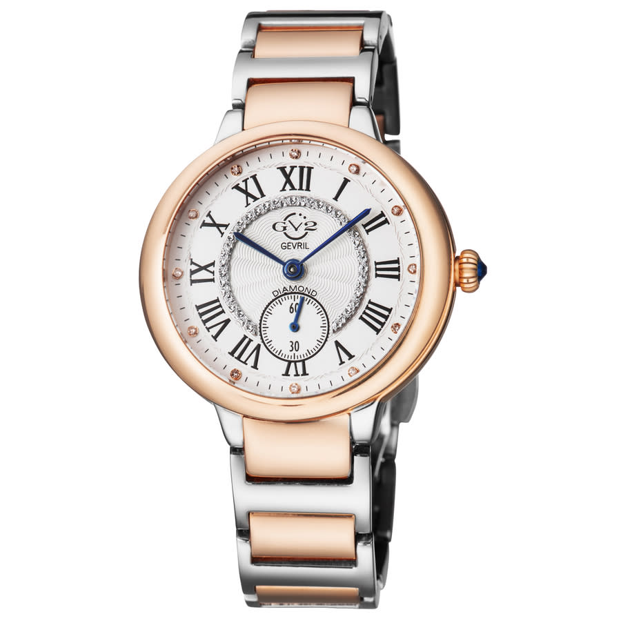 gv2 by gevril rome quartz diamond white dial ladies watch 12204b gv2 by gevril rome quartz diamond white dial ladies watch 12204b
