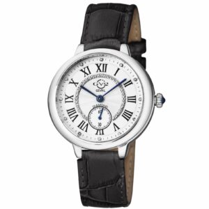 gv2 by gevril rome quartz white dial ladies watch 12200