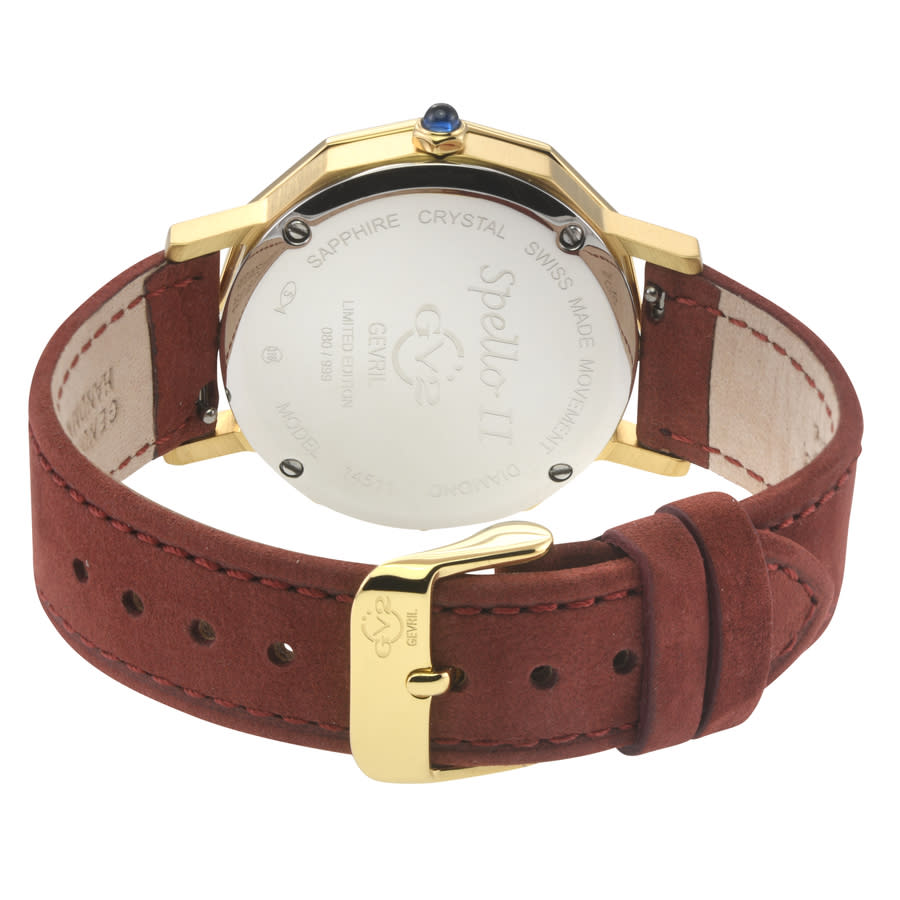 gv2 by gevril spello ii diamond mother of pearl dial ladies watch 14511 gv2 by gevril spello ii diamond mother of pearl dial ladies watch 14511