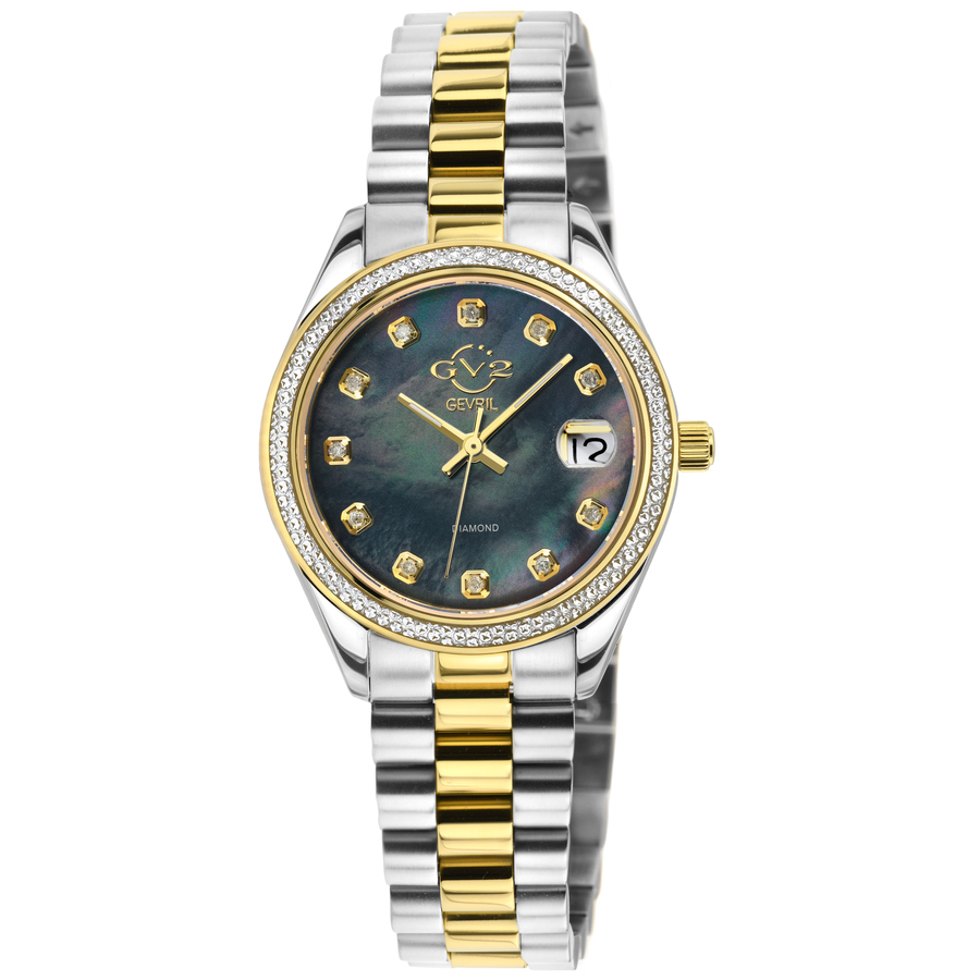 gv2 by gevril turin quartz diamond ladies watch 12421b gv2 by gevril turin quartz diamond ladies watch 12421b