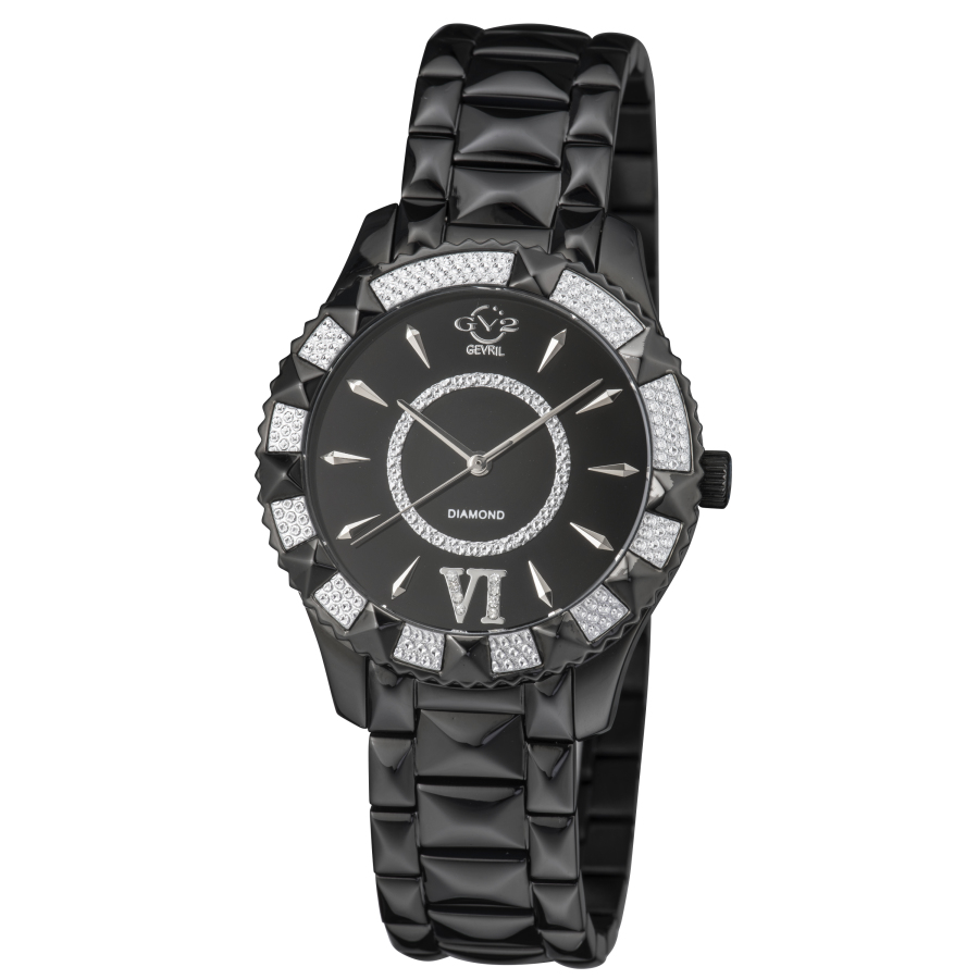 gv2 by gevril venice diamond quartz black dial ladies watch 11713 425 gv2 by gevril venice diamond quartz black dial ladies watch 11713 425
