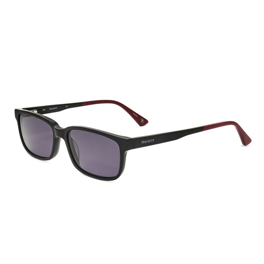 hackett men's black rectangular sunglasses heks1266 002 4 hackett men's black rectangular sunglasses heks1266 002 4