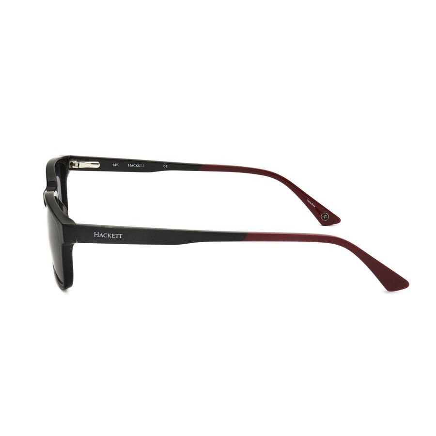 hackett men's black rectangular sunglasses heks1266 002 4 hackett men's black rectangular sunglasses heks1266 002 4