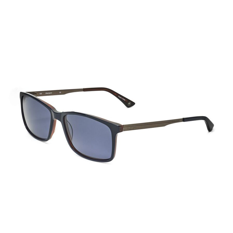 hackett men's blue rectangular sunglasses hek1162 hackett men's blue rectangular sunglasses hek1162