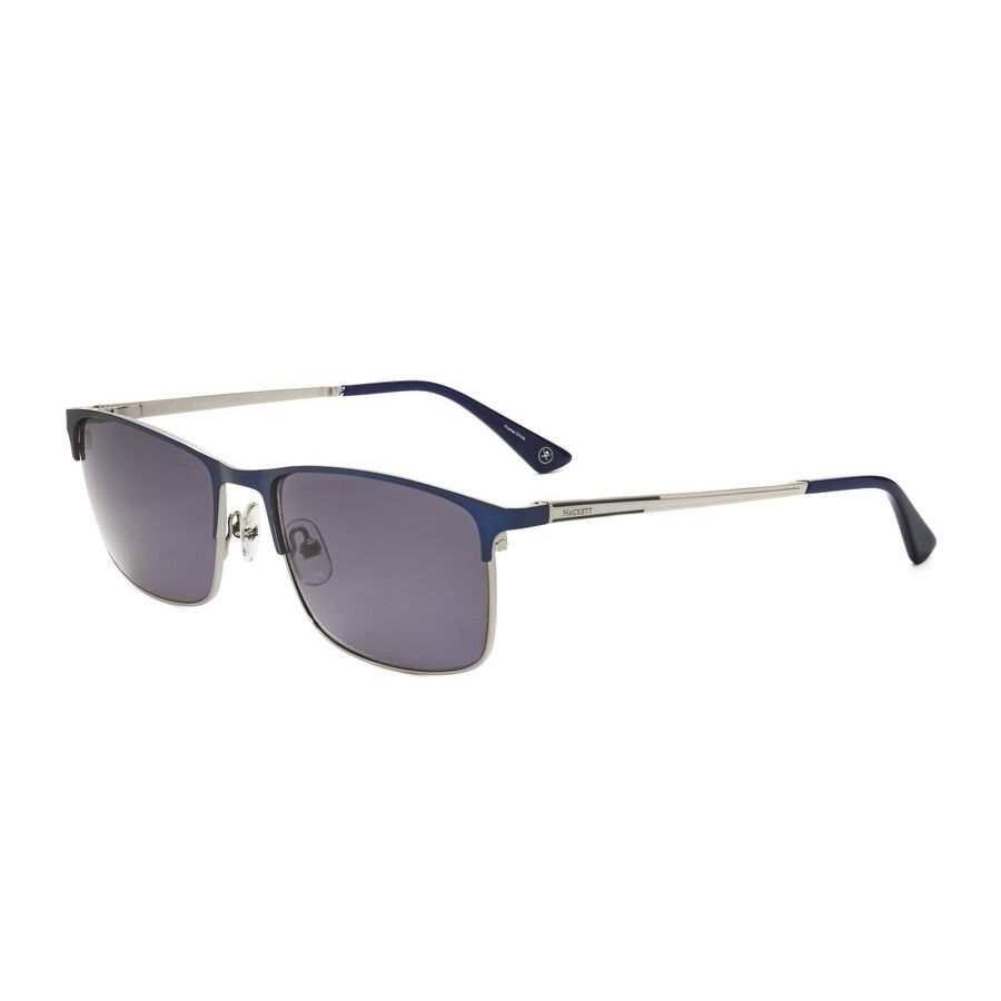 hackett men's blue rectangular sunglasses heks1234 1 hackett men's blue rectangular sunglasses heks1234 1