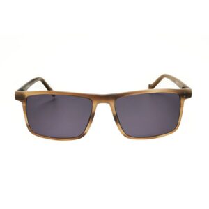hackett men's brown rectangular sunglasses hebs209