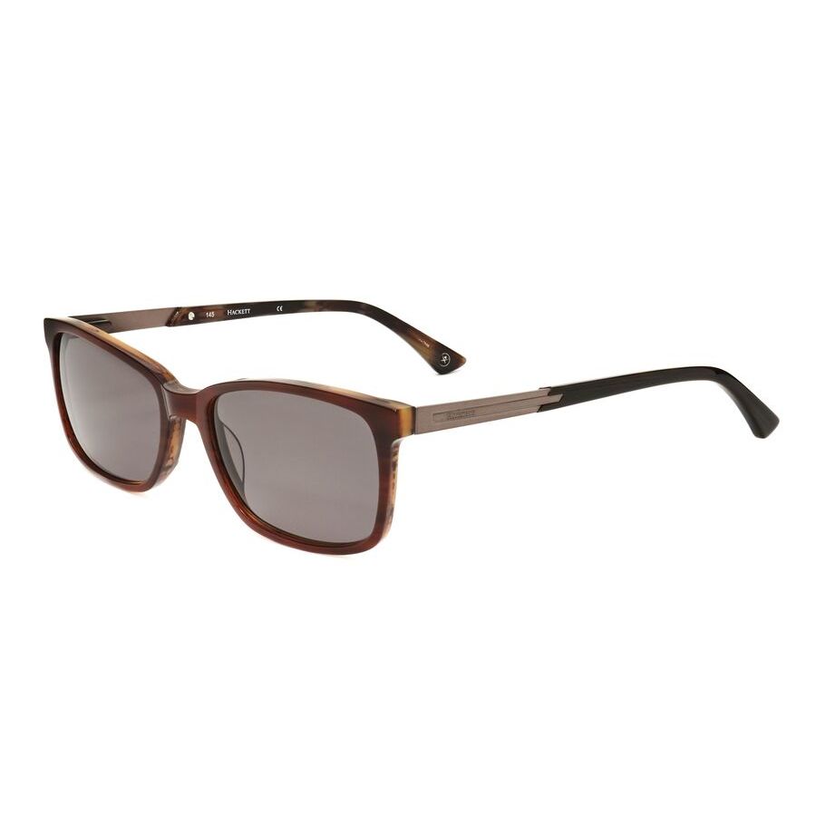 hackett men's brown rectangular sunglasses heks1245 hackett men's brown rectangular sunglasses heks1245